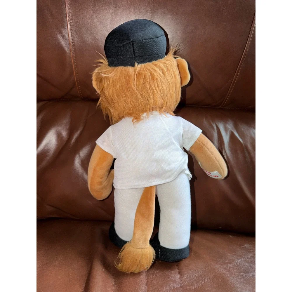 Wonder Palz‎ Lion Pilot Plush Stuffed Animal Captain Hat Globe Shirt Aviation